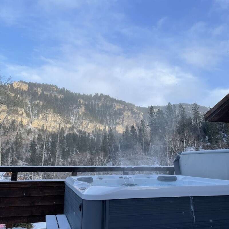 Enjoy our outdoor hot tubs