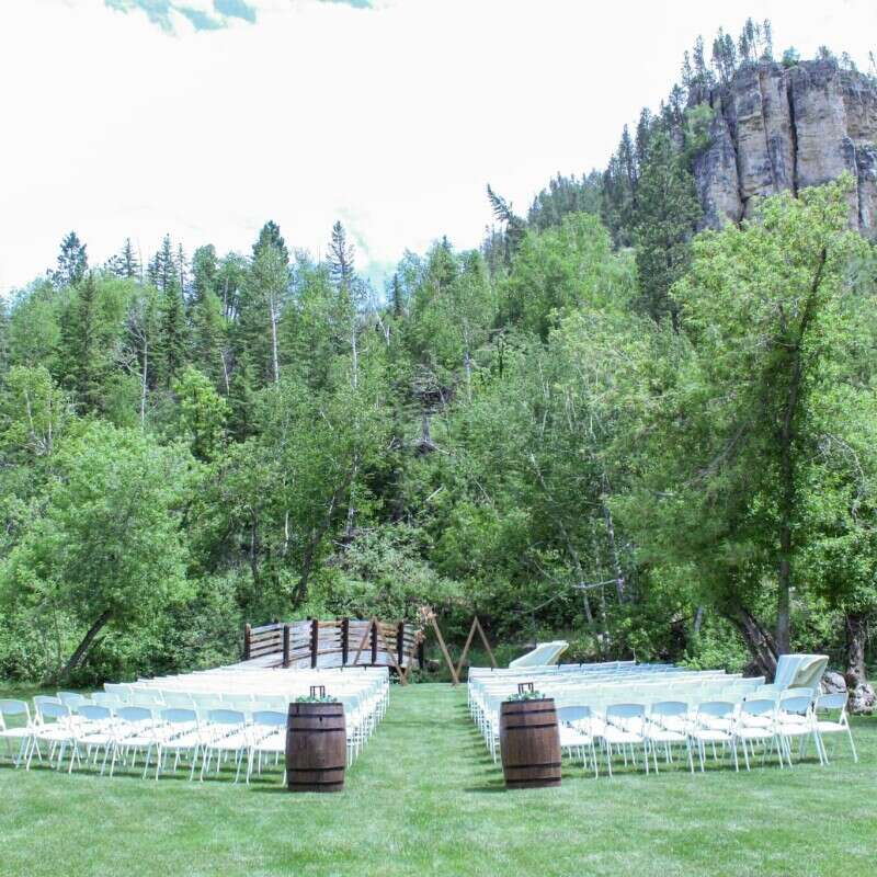 Spearfish Canyon outdoor ceremony