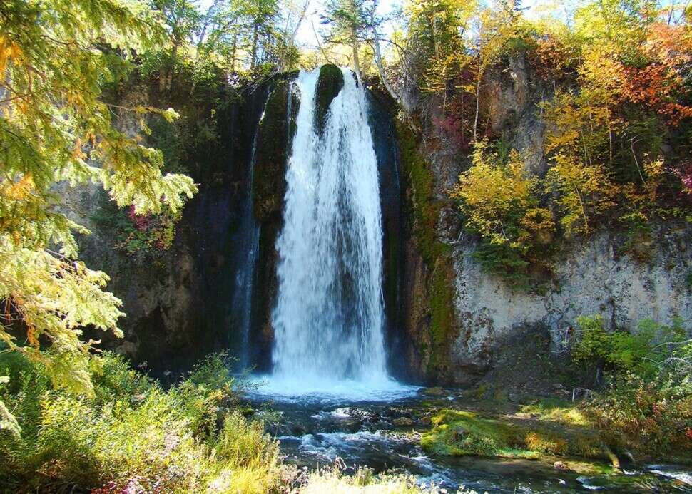 Spearfish Falls Waterfall 