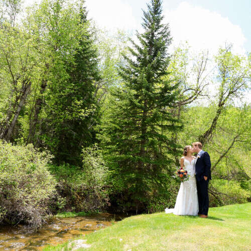 Spearfish Canyon Lodge Outdoor Summer Wedding 