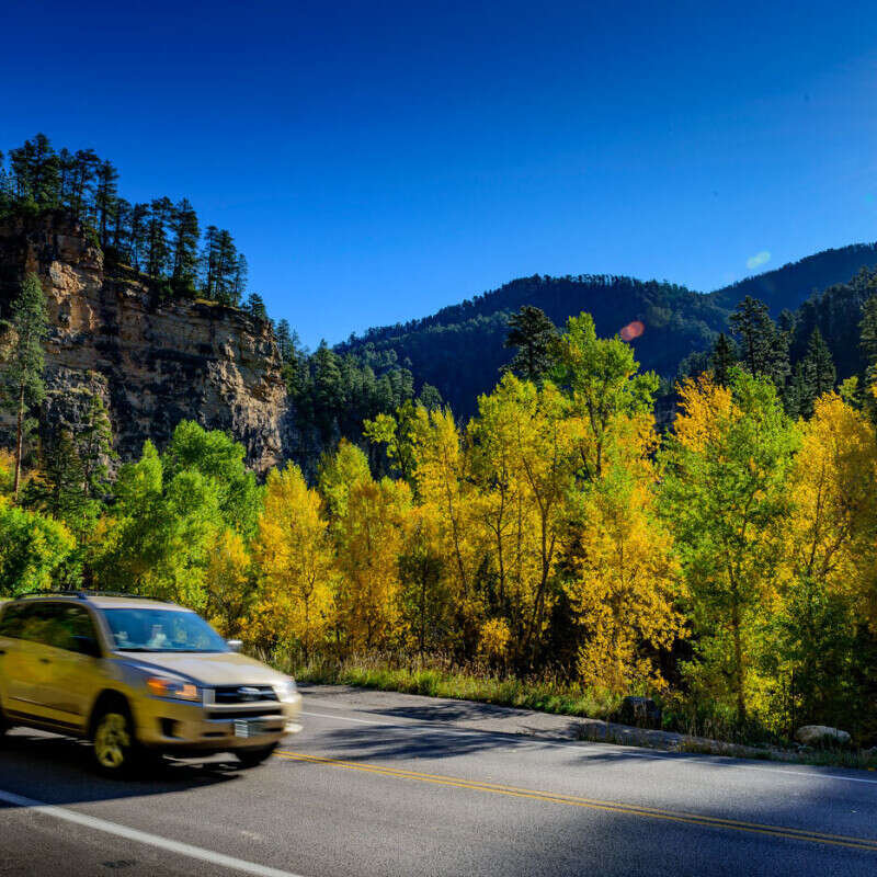 Spearfish Canyon Fall Colors - Scenic Drive