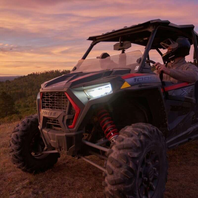 Polaris ATV at Cement Ridge